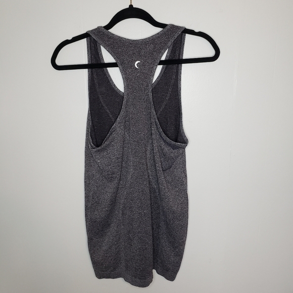 Zyia Active Charcoal Grey Activewear Workout Racerback Tank Size Medium - Picture 3 of 4